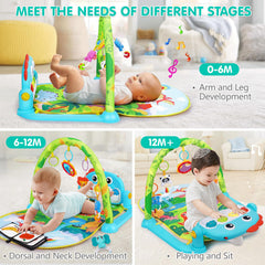 UMIKU detachable rattles toys promote grabbing and batting.