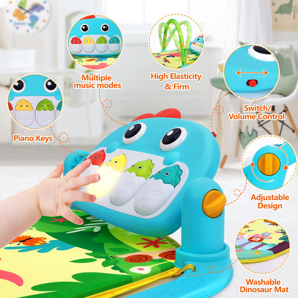 UMIKU dinosaur play mat gift-ready packaging for baby showers