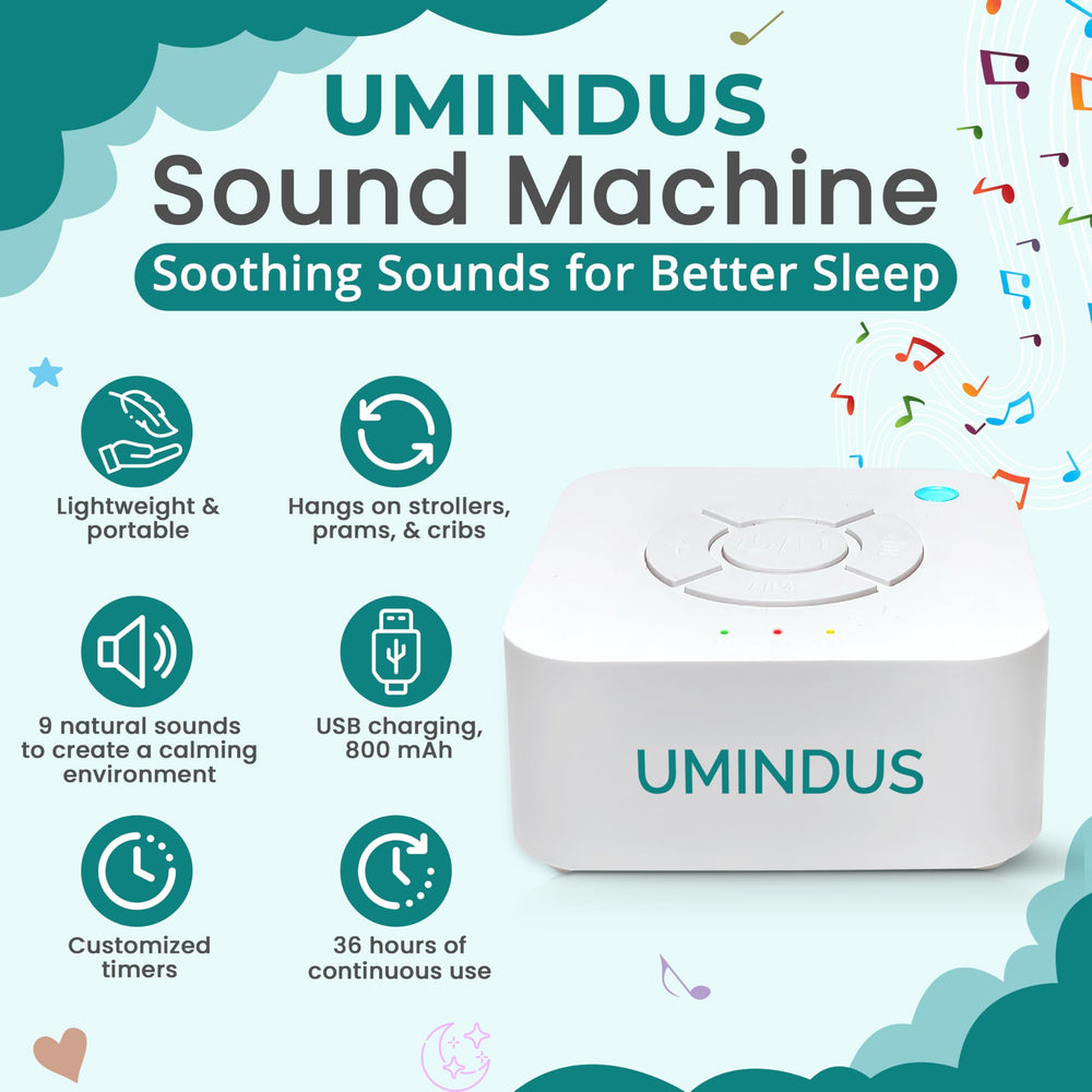 UMINDUS SensaRocker two universal mounts fit strollers and car seats.