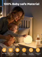 UMIXGENE Egg Light dimming controls for precise reading light.