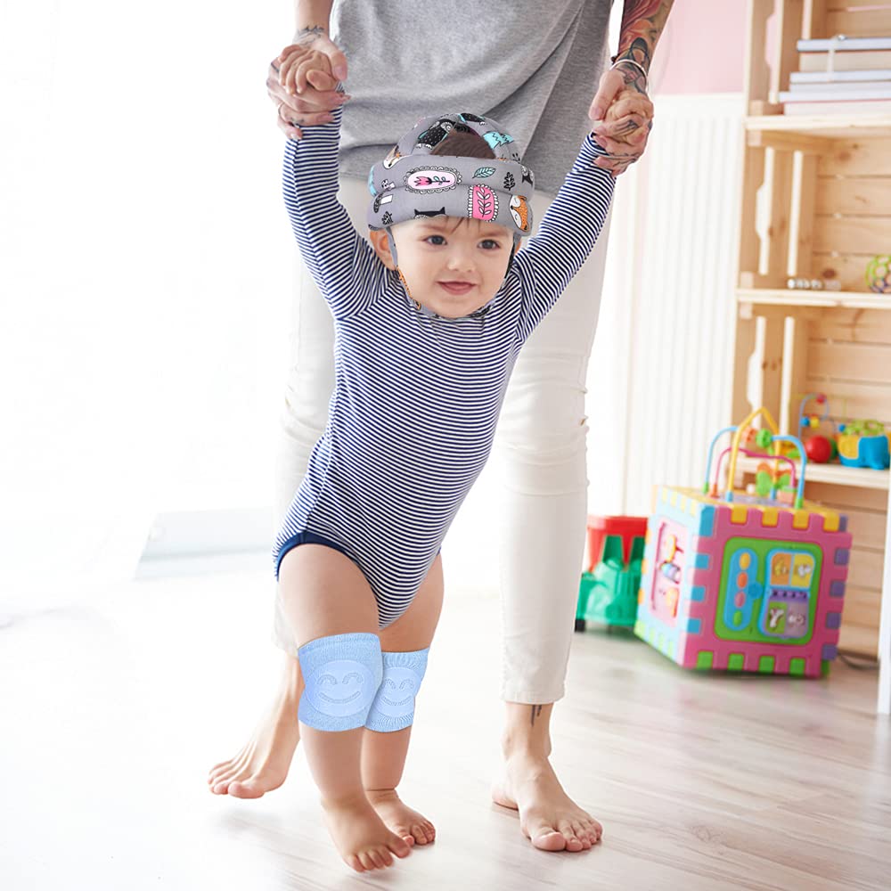 Umtiti baby knee pads forest side-view protect knees during cruising.