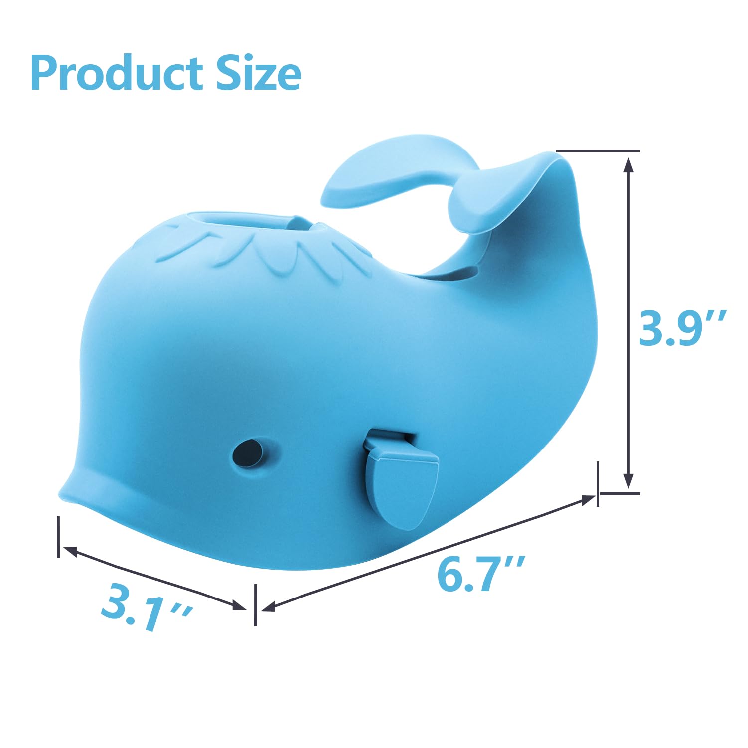 UMUACCAN baby faucet cover soft-silicone material cushions bumps during baths