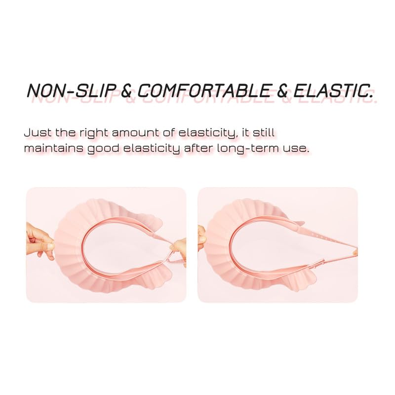 UMUACCAN stretchy-cap ensures snug fit across sizes during baths.