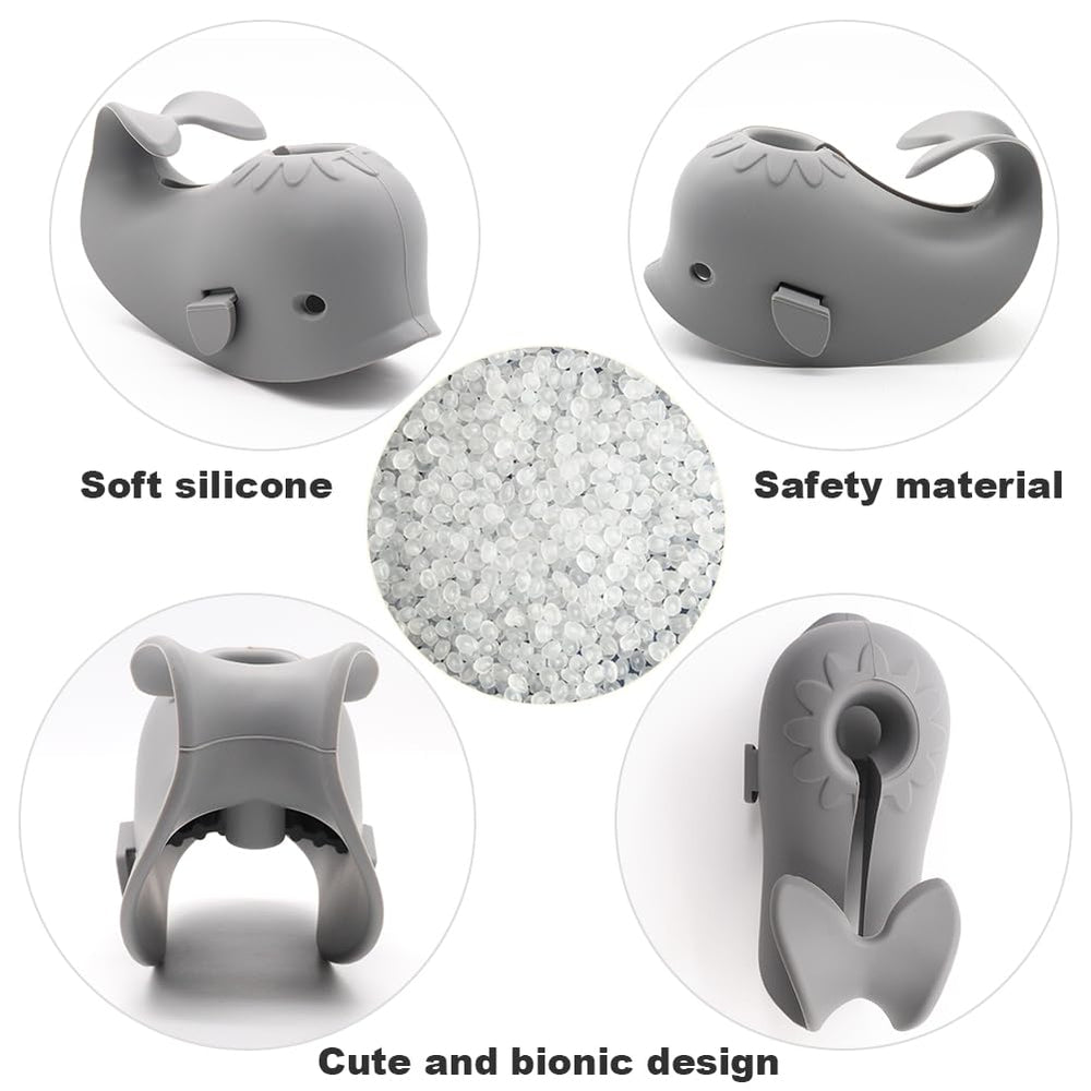 UMUACCAN silicone cover is easy to clean after baths.