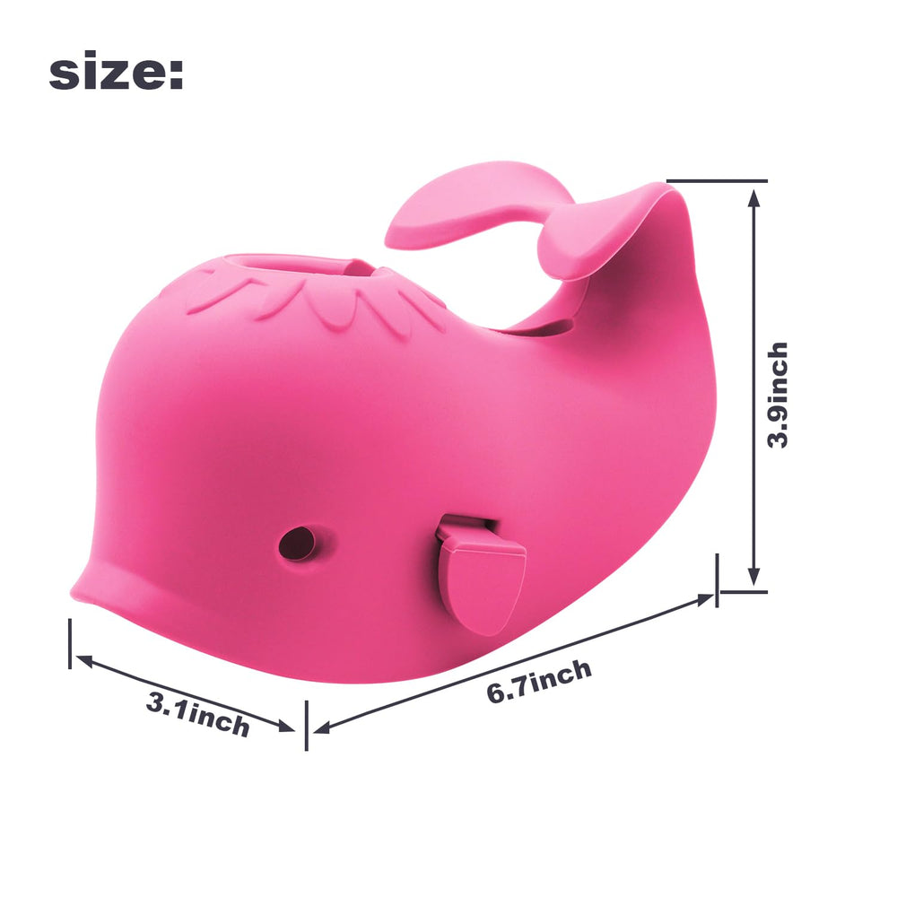 UMUACCAN silicone bath spout cover cushions bumps, keeping bath time calmer.