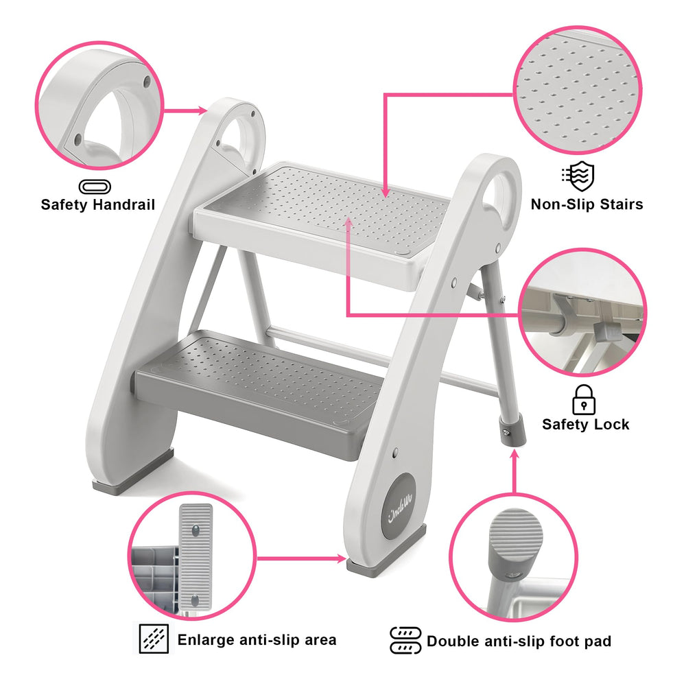 UNCLE WU sturdy steel frame supporting up to 200 lbs for versatile use