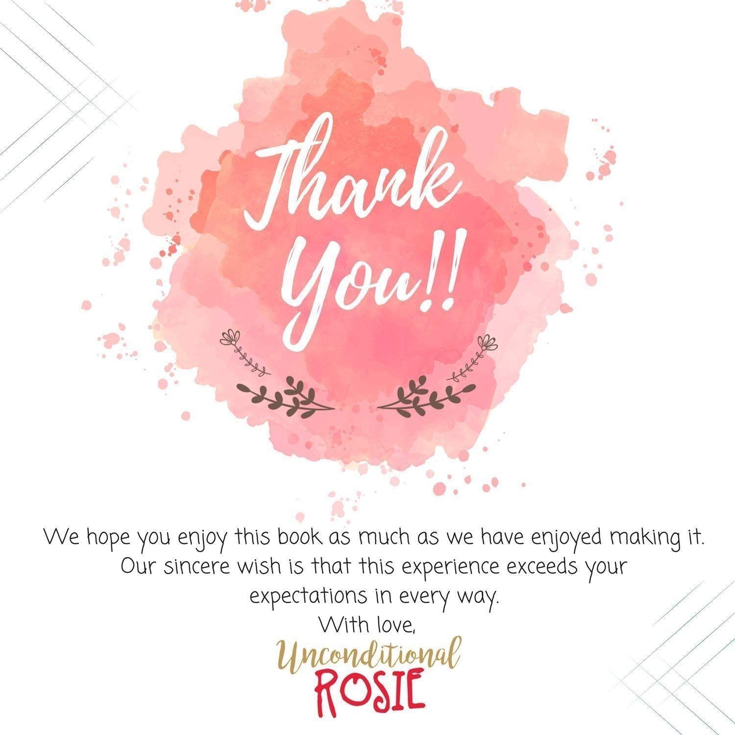Unconditional ROSIE memory keepsake gift option is ideal for baby showers.