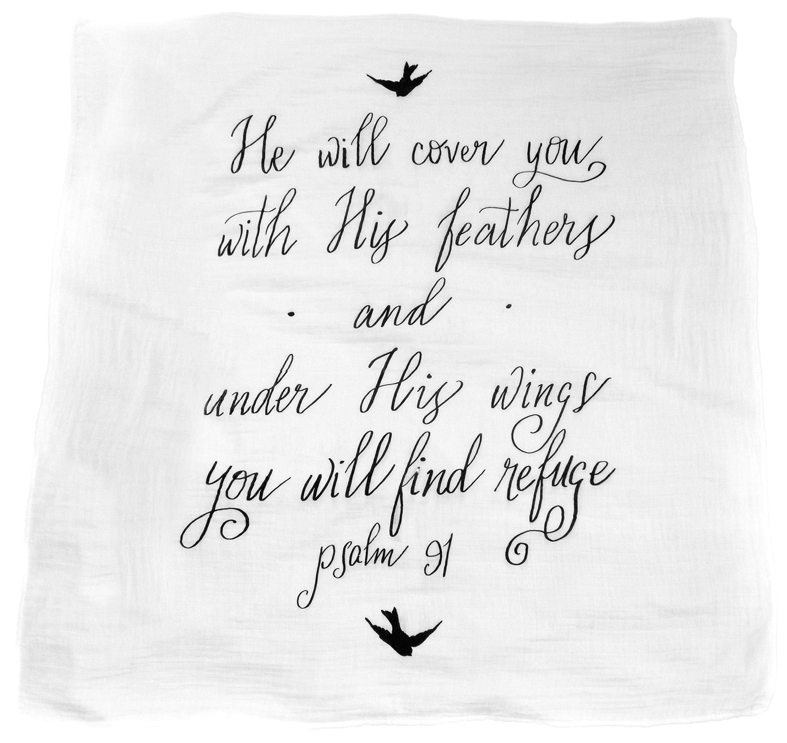 Under His Wings Psalm 91 scripture print adds a comforting keepsake