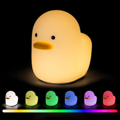 UNEEDE Benson night light front view glowing for calming bedroom ambience