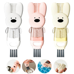 Unngeigei 4-in-1 cup lid cleaning brush closeup highlights versatile cleaning for tight spaces