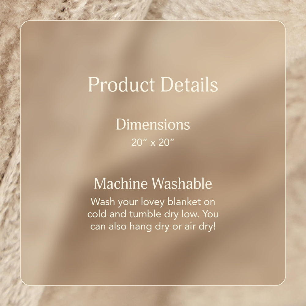 UnHide Lil' Marsh Lovey machine-washable fabric for quick cleanups and fresh comfort.