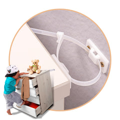 Unichild furniture anchors package contents demonstrate complete kit for secure wall safety.