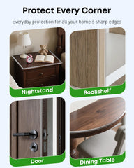 Uniclife Edge Protector Strip installation demo shows quick peel-and-stick setup.