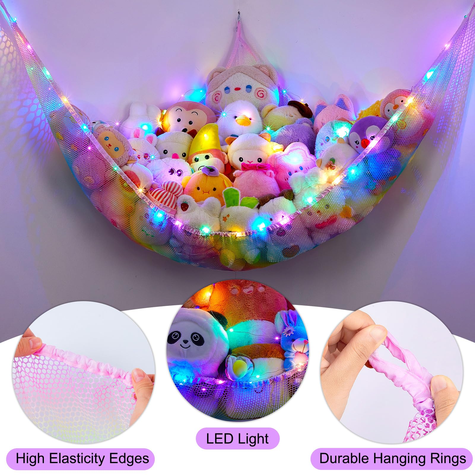 Unicorn Castle wall hooks and anchors included for quick, secure installation.