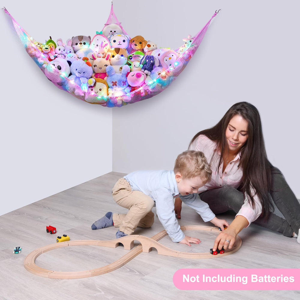 Unicorn Castle space-saving hammock ideal for girls' rooms.