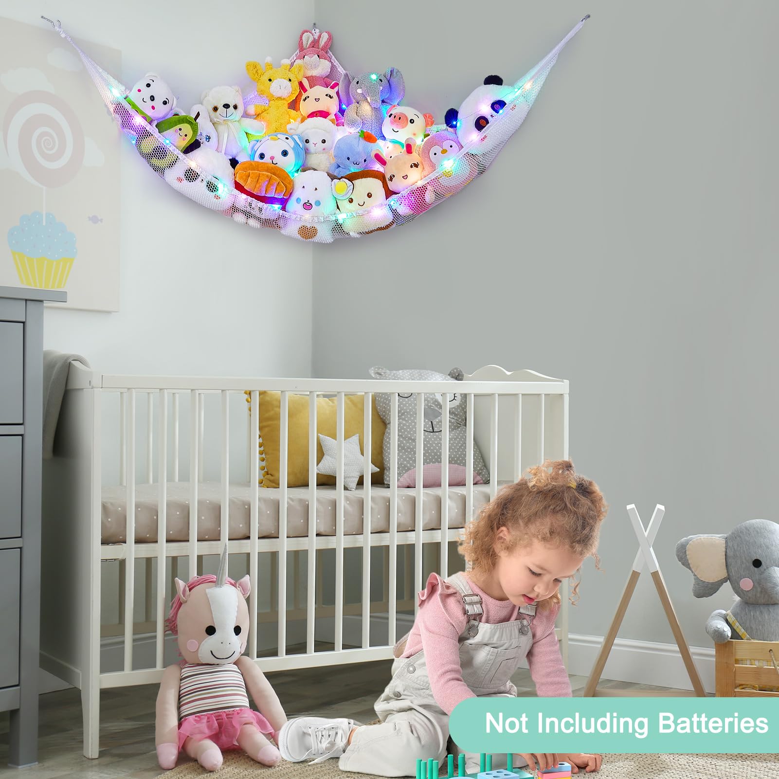 Unicorn Castle corner storage design for efficient room use.