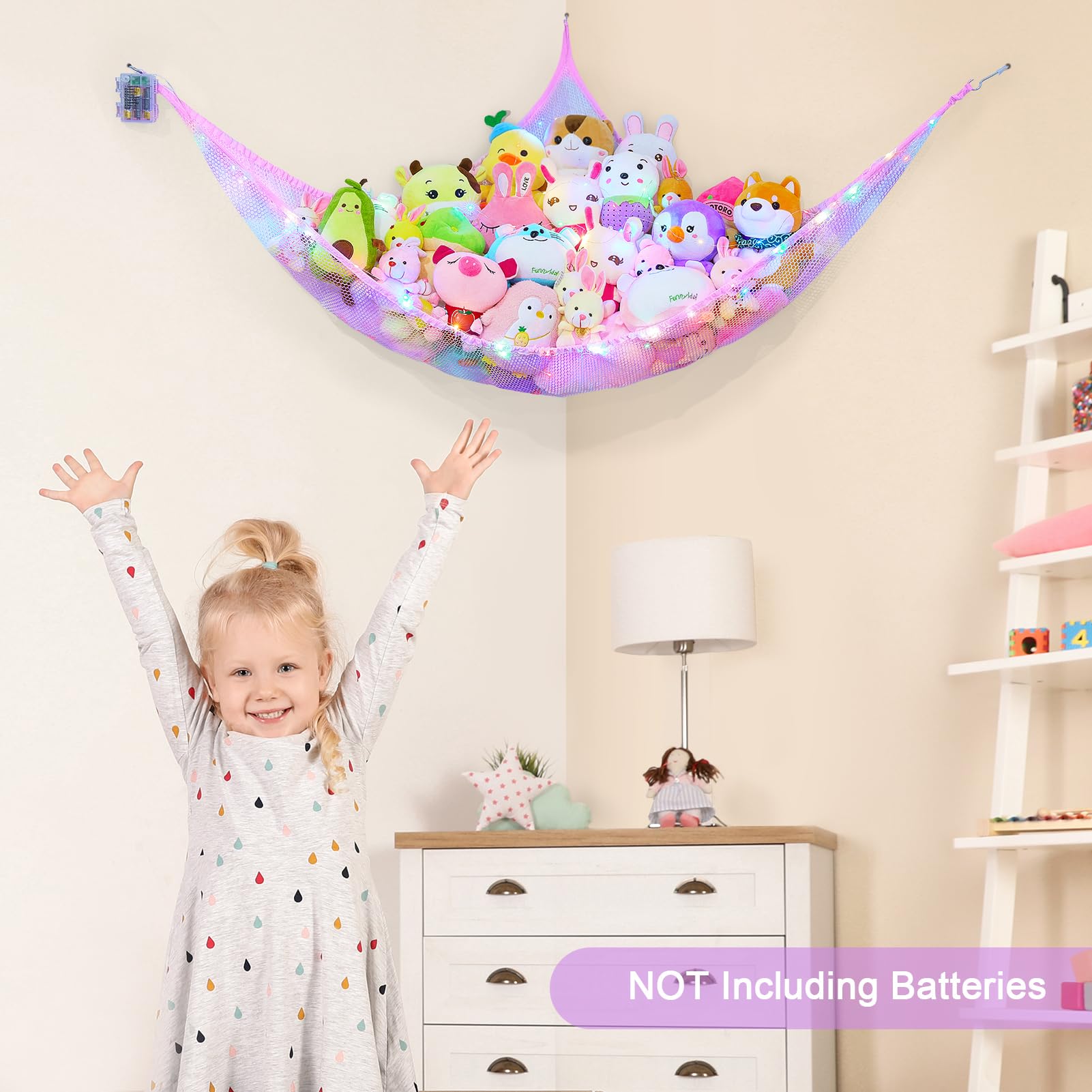 Unicorn Castle durable polyester mesh close-up showing sturdy material.
