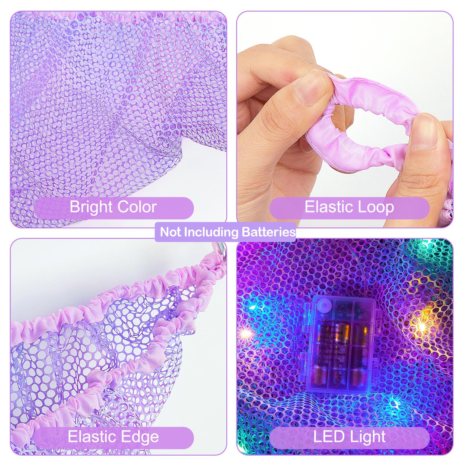 Unicorn Castle LED light string mood lighting for nighttime ambiance