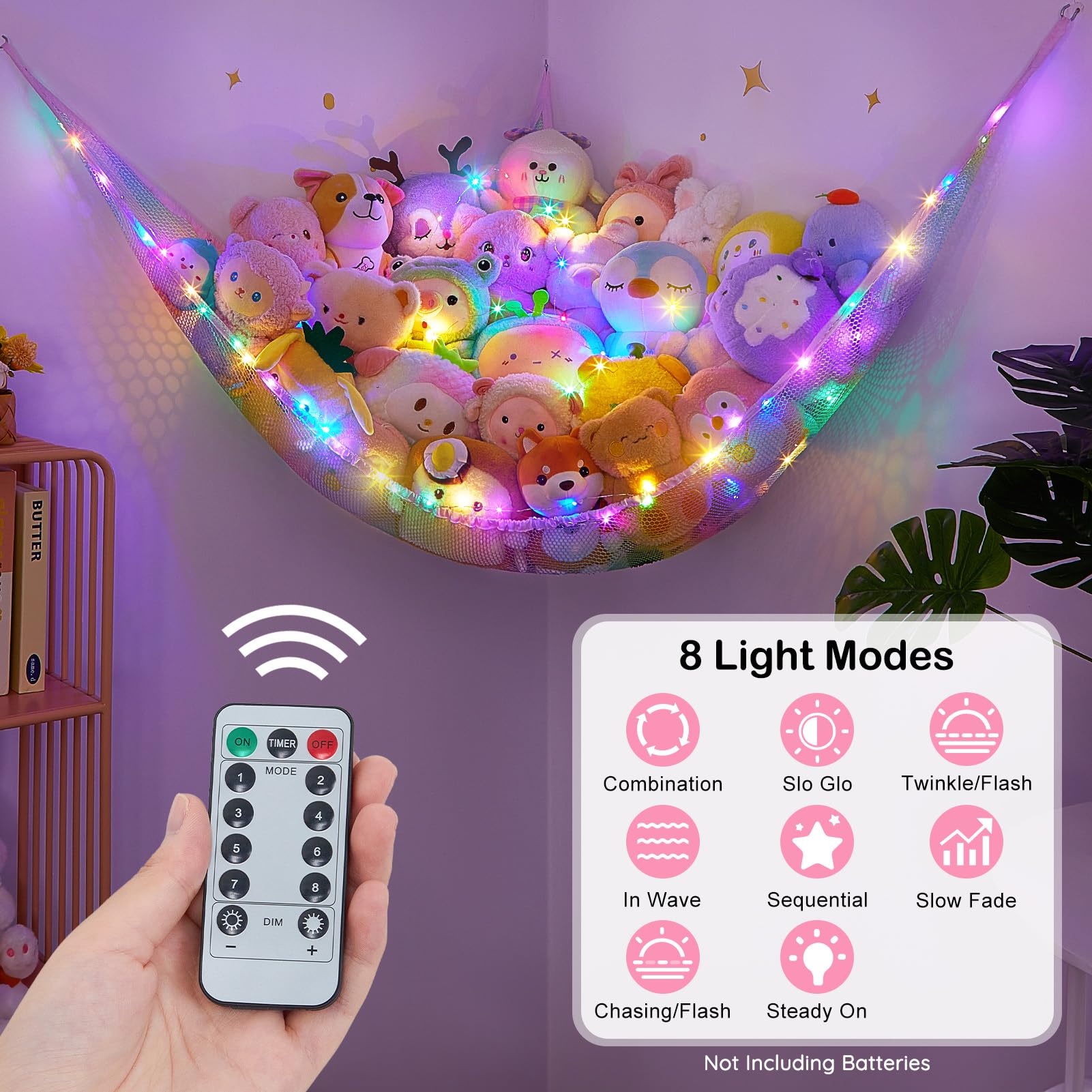 Unicorn Castle LED light strip with eight modes enhances nighttime ambiance