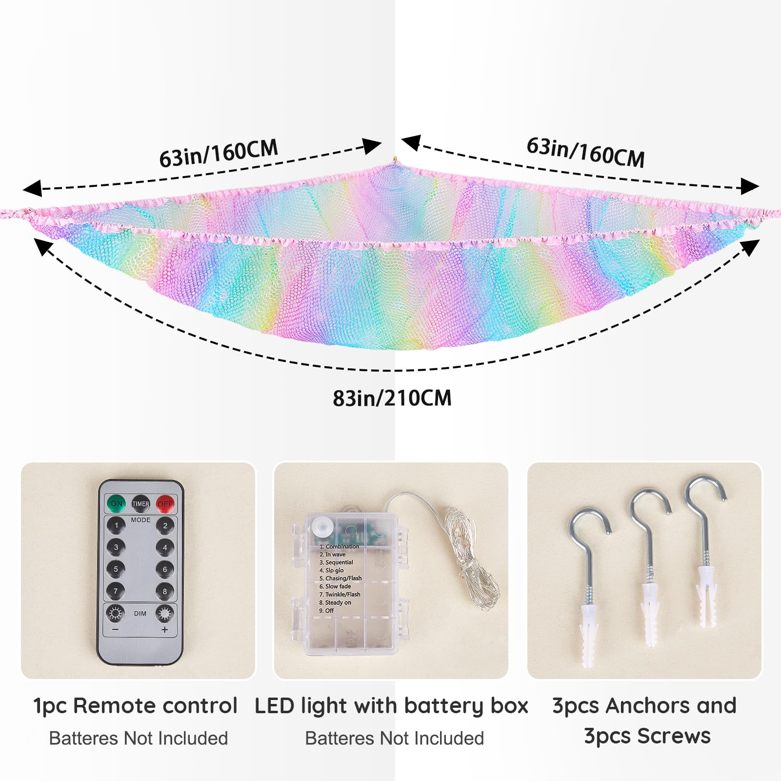 Unicorn Castle LED string light provides ambient glow in play areas