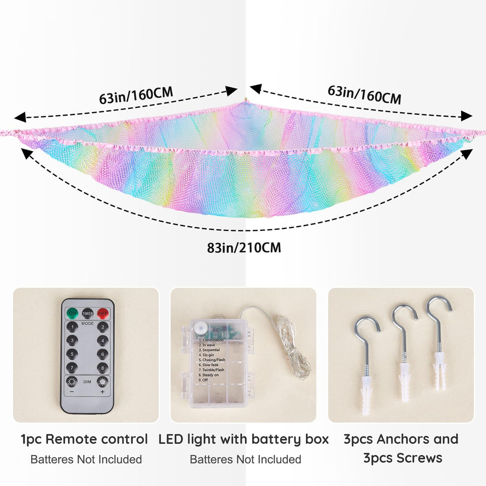 Unicorn Castle LED string light provides ambient glow in play areas