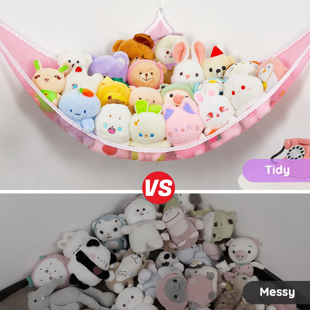 Unicorn Castle nursery decor enhances room theme with practical toy organization.