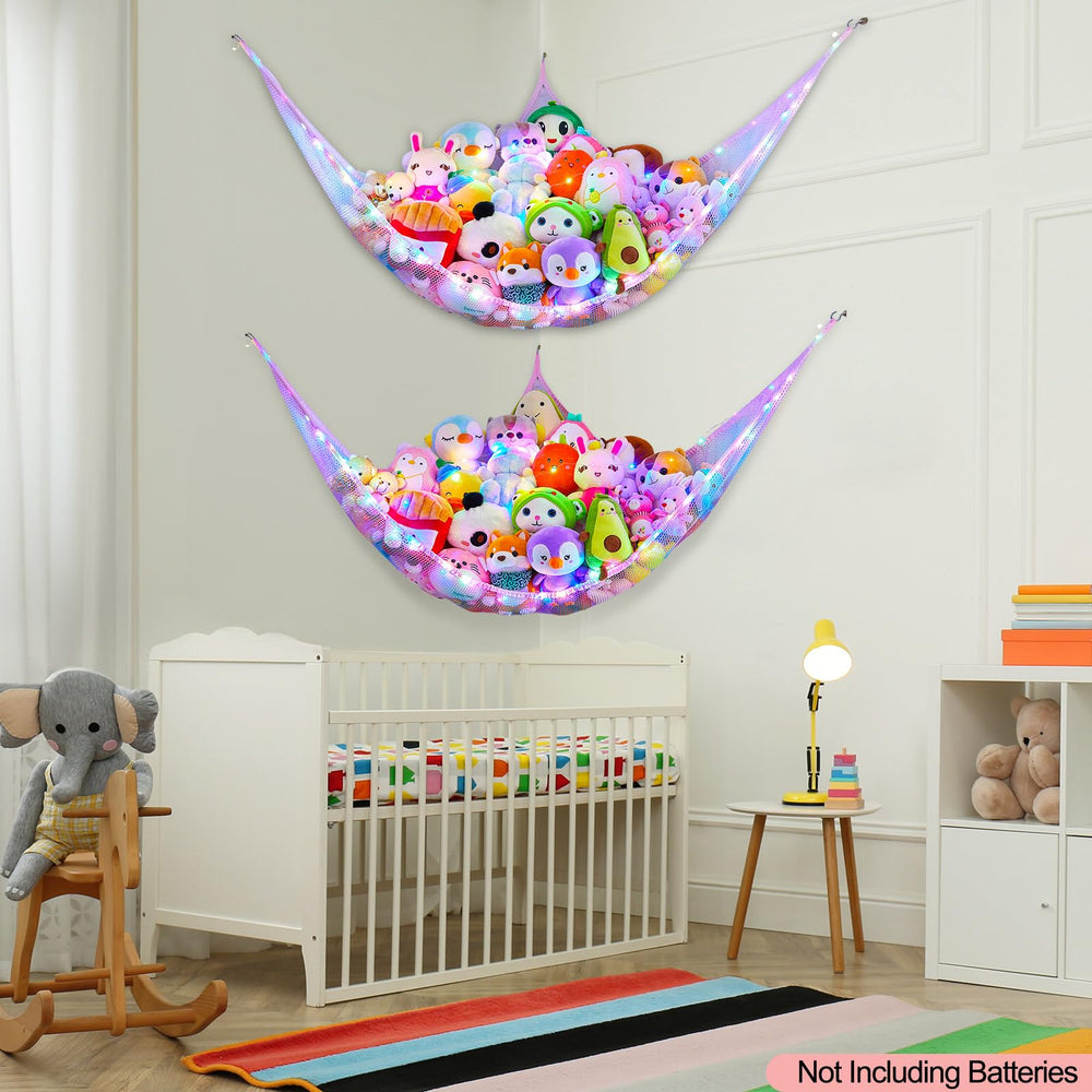 Unicorn Castle pack-of-2 hanging organizers suitable for nursery or playroom