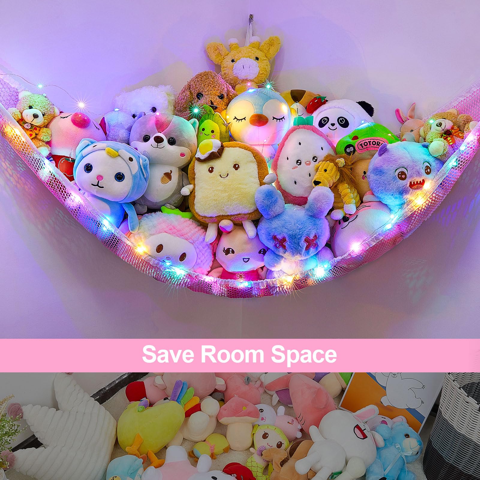 Unicorn Castle pink decor for kids room adds playful charm to the space.