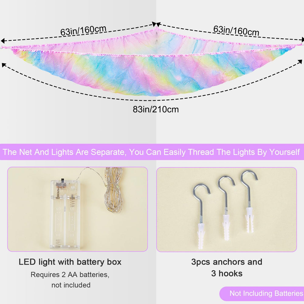 Unicorn Castle rainbow decor enhances nursery or playroom visuals while organizing.