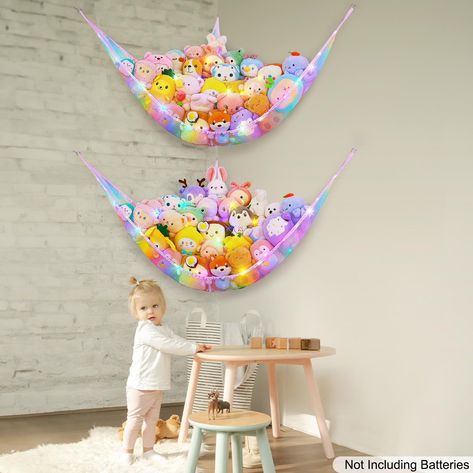 Unicorn Castle toy organizer complements nursery or playroom decor