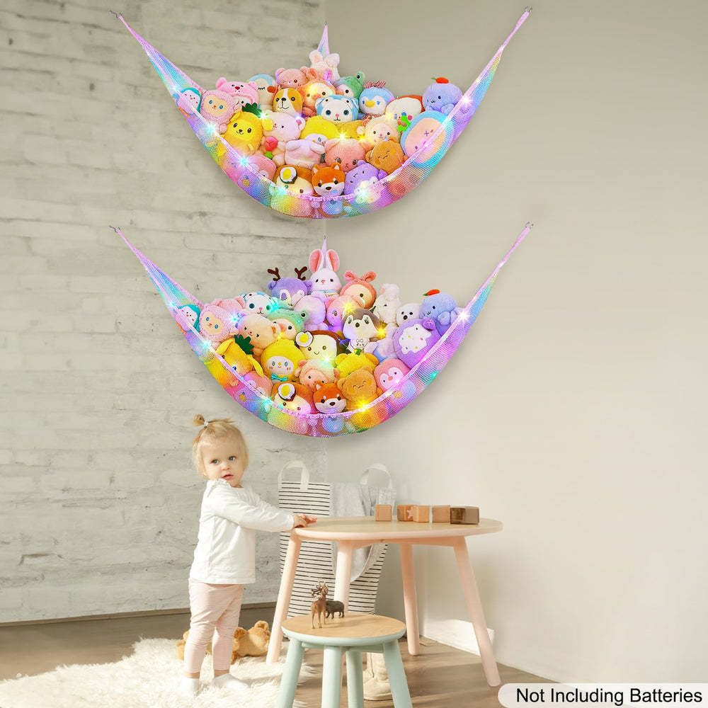 Unicorn Castle toy organizer complements nursery or playroom decor