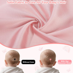 Unicorn Castle satin bassinet sheet printed pattern adds easy daily styling