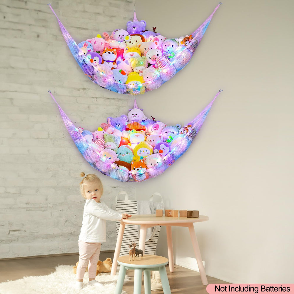 Unicorn Castle toy hammock with LED light adds cozy mood