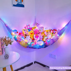 Unicorn Castle toy storage corner setup highlighting space-saving design