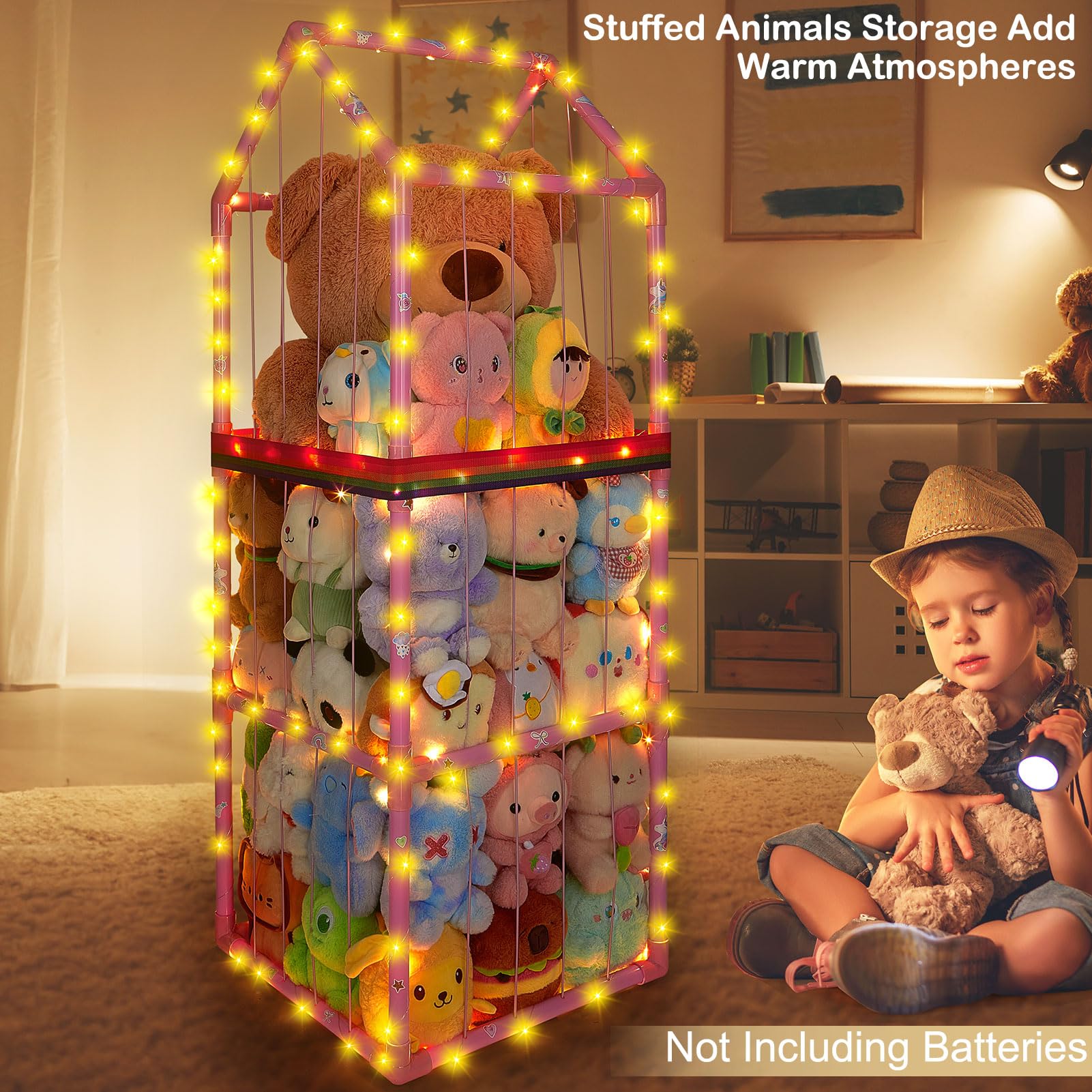 Unicorn Castle wall-mount option prevents tipping for safety