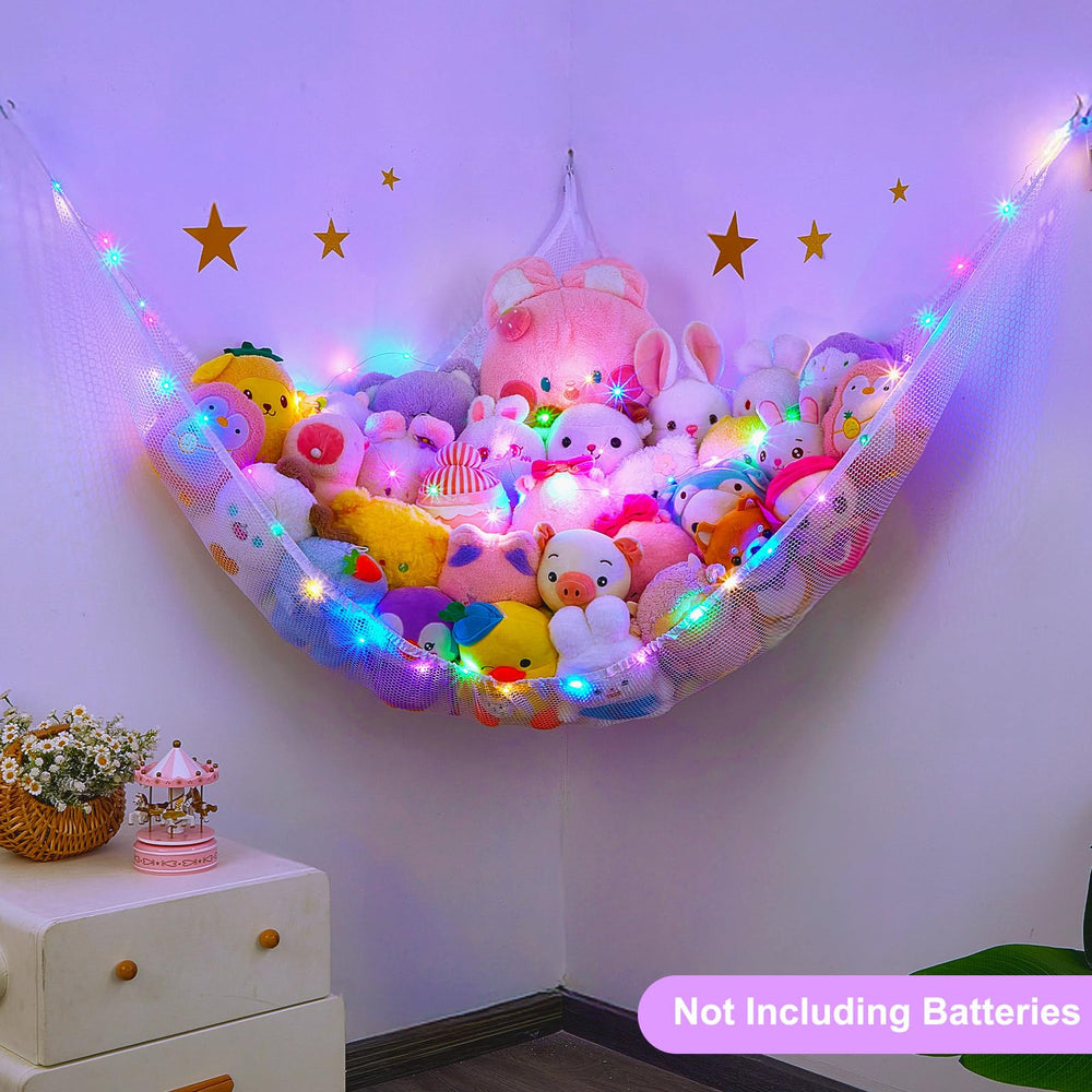 Unicorn Castle white room decor hammock adds playful organization