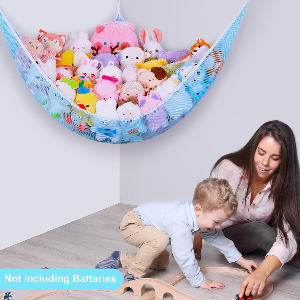 Unicorn Castle XL-large dimensions provide ample plush toy capacity