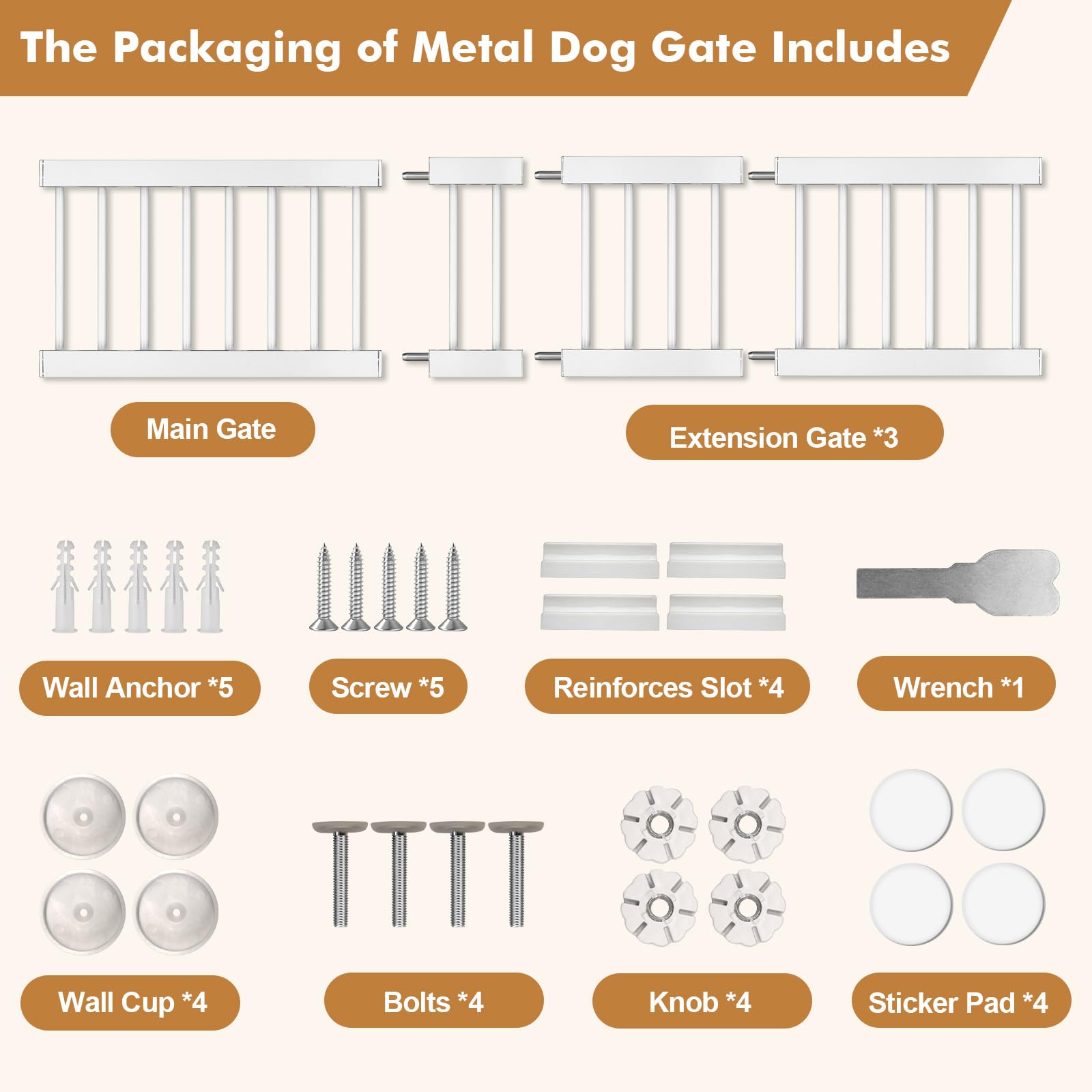 Unidevice dog gate indoor-use suits hallways and stair landings.