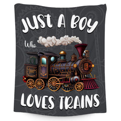 UNIKITTY Train Blanket closeup shows plush texture for comforting warmth
