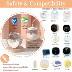 UNIKOO hands-free milk cup side view shows discreet design