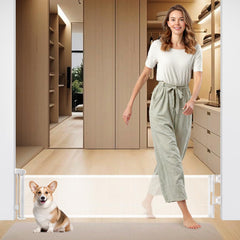 Unimaxlink pet gates 14in-height shows compact containment for small dogs.