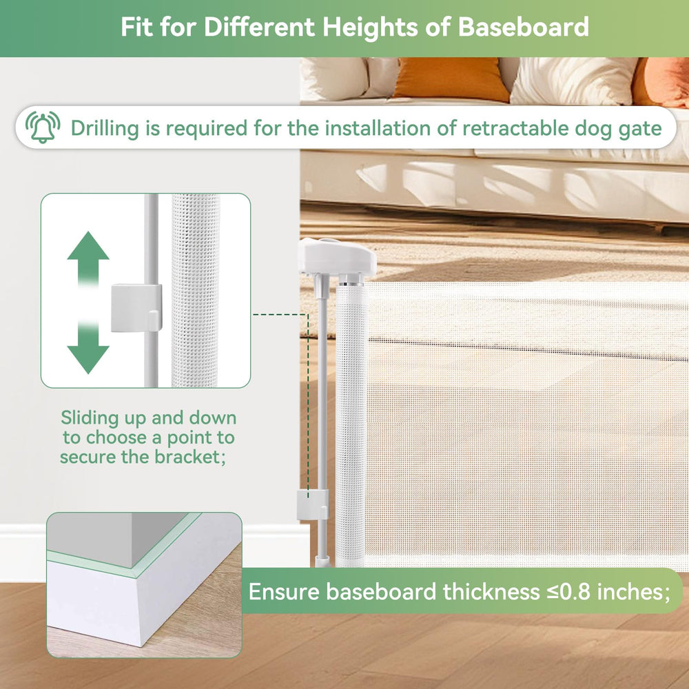 Unimaxlink wall-drilling-fit illustrates secure mounting on wood, cement, or gypsum.