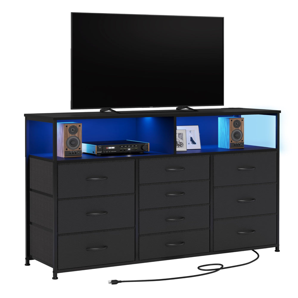 Unionly 55W dresser with stable legs protecting floors and reducing wobble