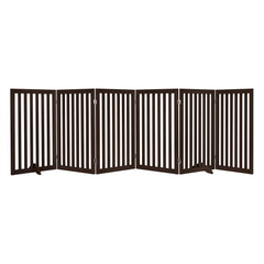 Unipaws 120-inch extra wide gate assembled in living room for wide doorway coverage