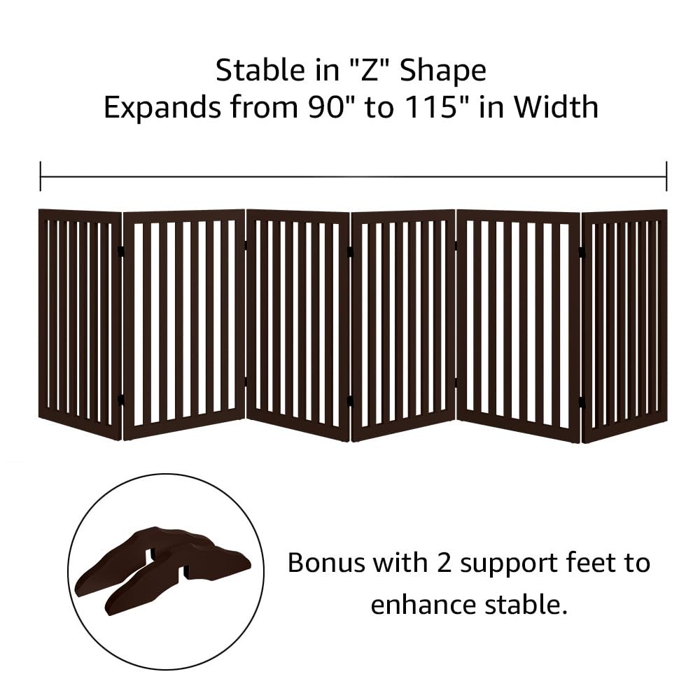 Unipaws 360-degree hinges bend for doorways stairs and hallways