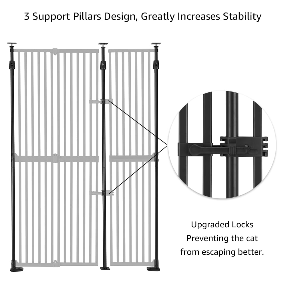 Unipaws three-pillars stability supports a secure, wobble-free frame