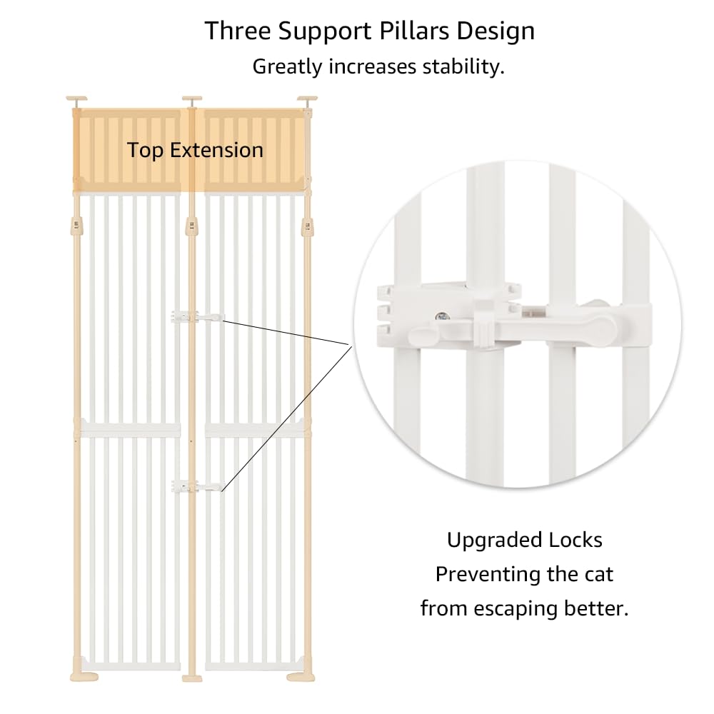 Unipaws three pillars provide extra stability for busy homes.