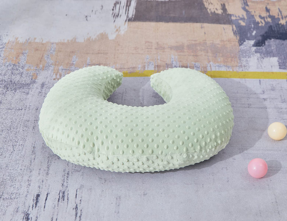 QUENESS BABY nursing pillow compressed shipping package unfolds to full size