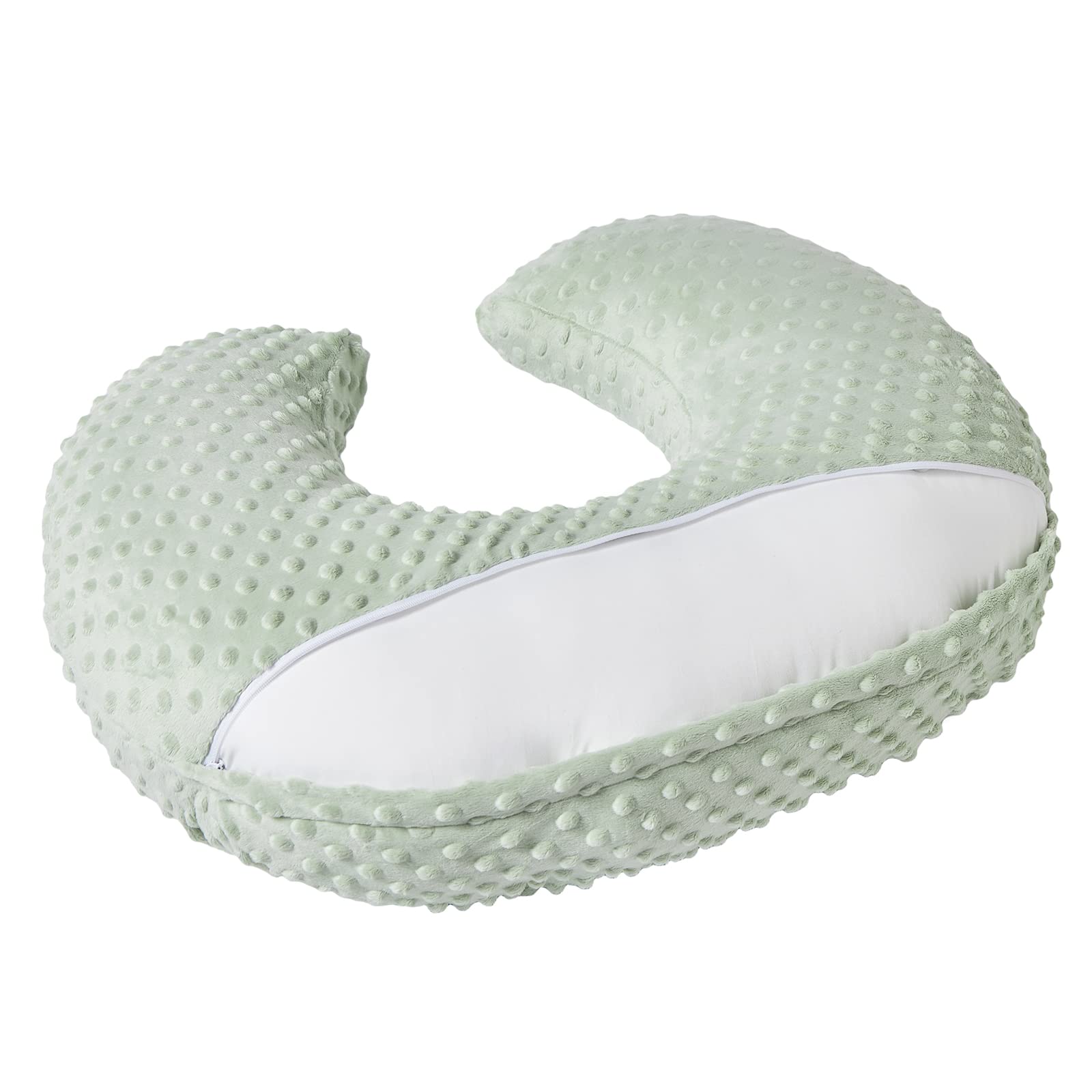 QUENESS BABY nursing pillow cover texture emphasizes soft breathable fleece