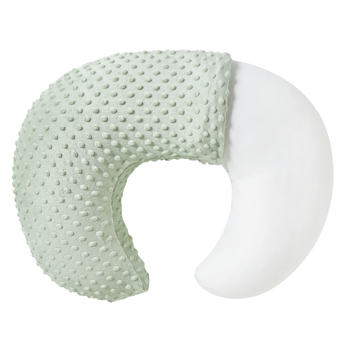 QUENESS BABY nursing pillow overview showing supportive shape for comfortable feeding